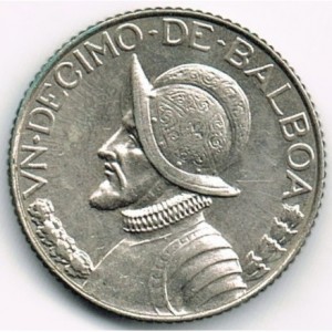 Реверс монеты Панама, 1/10 бальбоа, 1996-2001