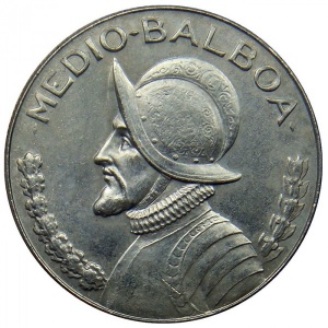 Реверс монеты Панама, ½ бальбоа, 1973-1993
