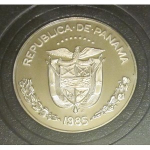 Аверс монеты Панама, ½ бальбоа, 1983-1985