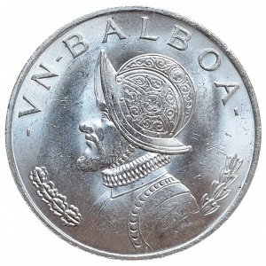 Реверс монеты Панама, 1 бальбоа, 1966-1974