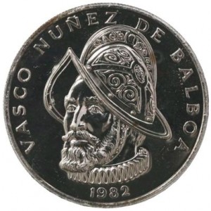 Реверс монеты Панама, 1 бальбоа, 1975-1982