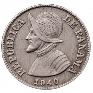 Аверс монеты Панама, 2½ сентесимо, 1940