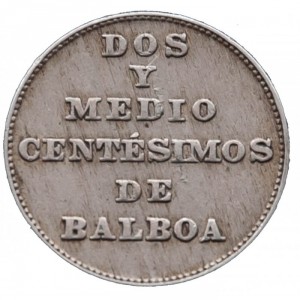 Реверс монеты Панама, 2½ сентесимо, 1940