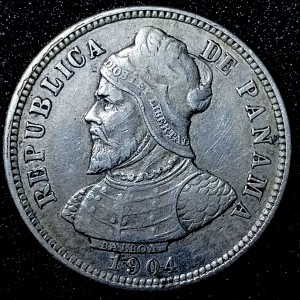 Аверс монеты Панама, 10 сентесимо, 1904