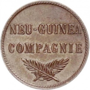 Аверс монеты Папуа - Новая Гвинея, 1 пфенниг, 1894