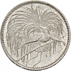 Аверс монеты Папуа - Новая Гвинея, ½ марки, 1894
