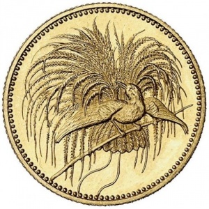 Аверс монеты Папуа - Новая Гвинея, 10 марок, 1895