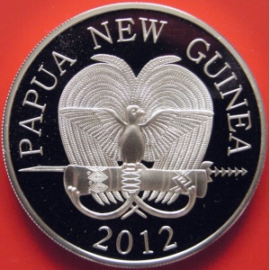 Аверс монеты Папуа - Новая Гвинея, 5 кина, 2012, XXX летние Олимпийские Игры, Лондон 2012