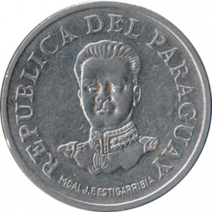 Аверс монеты Парагвай, 50 гуарани, 1975