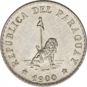 Аверс монеты Парагвай, 5 сентаво, 1900-1903