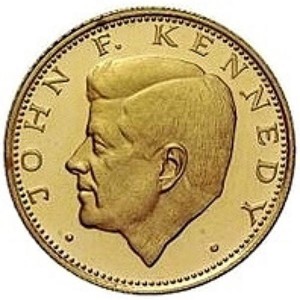 Реверс монеты Парагвай, 1500 гуарани, 1974, Джон Фицджералд Кеннеди