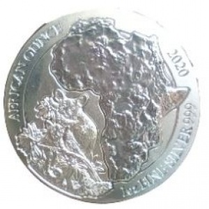 Реверс монеты Руанда, 50 франков, 2020, Галаго