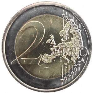 Реверс монеты Словакия, 2 евро, 2009-2026