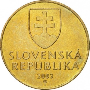Аверс монеты Словакия, 10 крон, 1993-2008