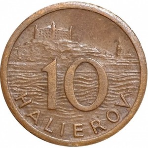 Реверс монеты Словакия, 10 геллеров, 1939-1942