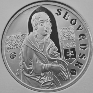Аверс монеты Словакия, 10 евро, 2012, Павел из Левочи