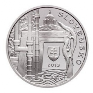 Аверс монеты Словакия, 10 евро, 2013, 300 лет со дня рождения Йозефа Карола Хелла