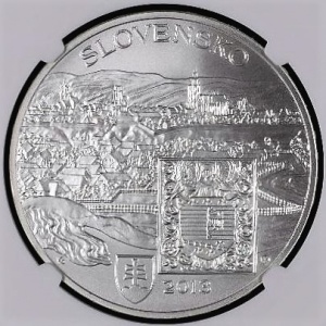 Аверс монеты Словакия, 20 евро, 2013, Кошице – культурная столица Европы