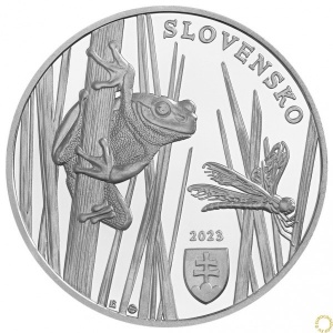 Аверс монеты Словакия, 20 евро, 2023, Охраняемая ландшафтная зона - Вигорлат