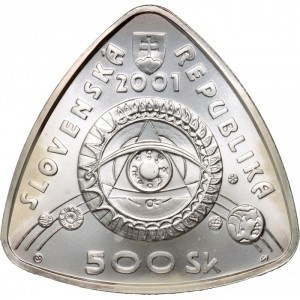 Аверс монеты Словакия, 500 крон, 2001, Третье тысячелетие