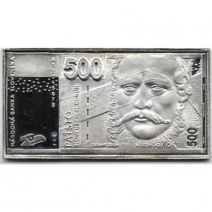 Аверс монеты Словакия, 500 крон, 2003, Банкноты - Людовит Штур