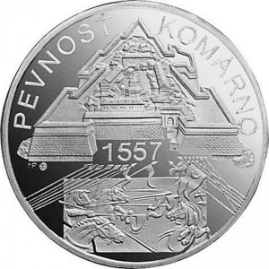 Реверс монеты Словакия, 500 крон, 2007, 450 лет старой крепости в Комарно