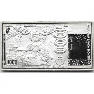 Реверс монеты Словакия, 1000 крон, 2003, Банкноты - Андрей Глинка