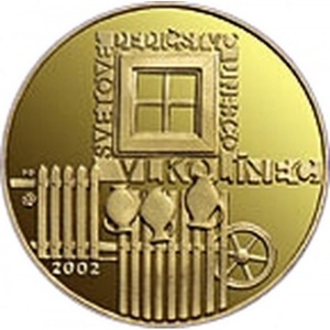 Реверс монеты Словакия, 5000 крон, 2002, Влколинец