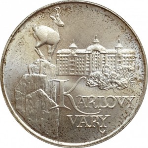Реверс монеты Словакия, 50 крон, 1991, Карловы Вары