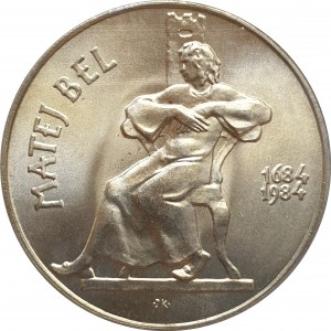 Реверс монеты Словакия, 100 крон, 1984, 300 лет со дня рождения Матея Бела