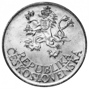 Аверс монеты Словакия, 25 крон, 1955, 10 лет освобождению от Германии
