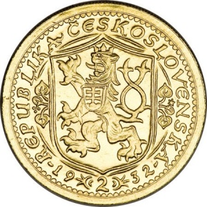 Аверс монеты Словакия, 2 дуката, 1923-1951