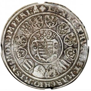 Реверс монеты Саксен-Веймар, 1 талер, 1597-1601