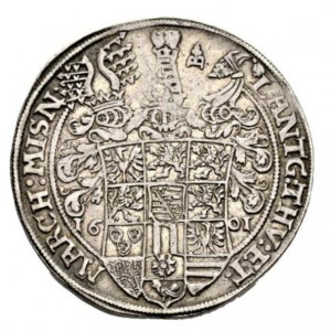 Реверс монеты Саксен-Веймар, 2 талера, 1601