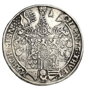 Реверс монеты Саксен-Веймар, 2 талера, 1602