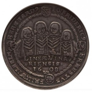Аверс монеты Саксен-Веймар, 2 талера, 1607-1609