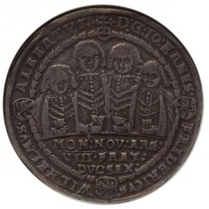 Реверс монеты Саксен-Веймар, 2 талера, 1607-1609