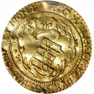 Аверс монеты Саксен-Веймар, ½ дуката, 1651-1652