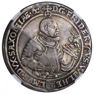 Аверс монеты Саксен-Веймар, 1 талер, 1602, Смерть Фридриха Вильгельма I