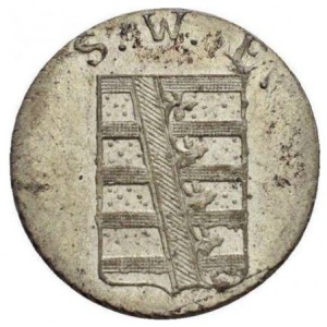 Аверс монеты Саксен-Веймар-Эйзенах, 1/24 талера, 1830