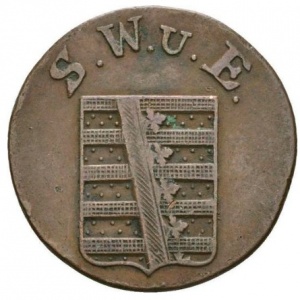 Аверс монеты Саксен-Веймар-Эйзенах, 2 пфеннига, 1803-1807