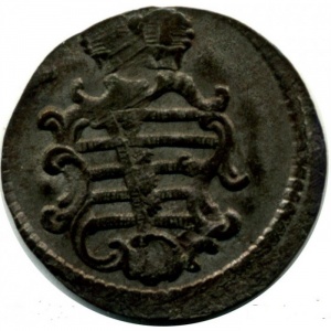 Аверс монеты Саксен-Веймар-Эйзенах, 3 пфеннига, 1760