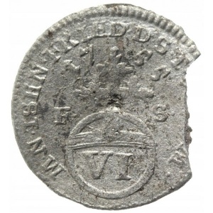 Аверс монеты Саксен-Веймар-Эйзенах, 6 пфеннигов, 1755