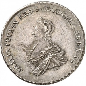 Аверс монеты Саксен-Веймар-Эйзенах, 1 талер, 1763-1765
