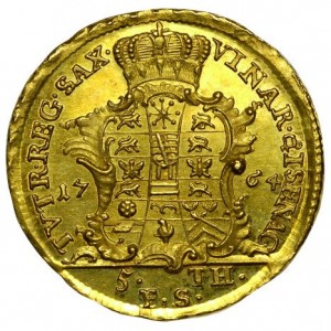 Реверс монеты Саксен-Веймар-Эйзенах, 5 талеров, 1764