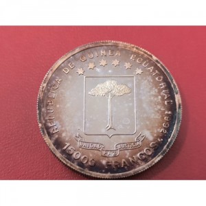 Аверс монеты Экваториальная Гвинея, 15.000 франков, 1992, XXV Летние Олимпийские игры, Барселона 1992