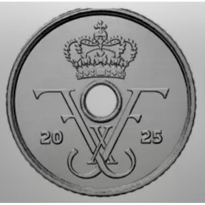 Аверс монеты Дания, 5 крон, 2025