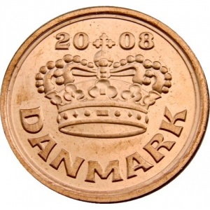 Аверс монеты Дания, 50 эре, 1989-2023