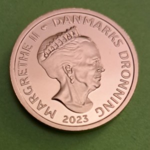 Аверс монеты Дания, 10 крон, 2023