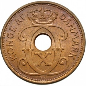 Аверс монеты Дания, 2 эре, 1926-1940